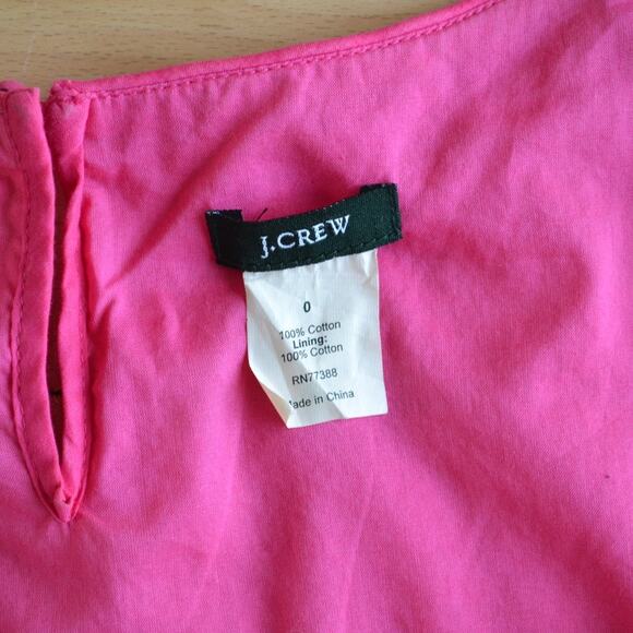 J. Crew Pink Textured Sleeveless Midi Sheath Dress Size 0 - Picture 3 of 4